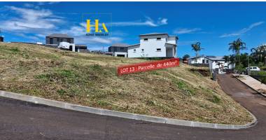 saint denis la montagne, parcelle viabilisée de 440 m² lot 13