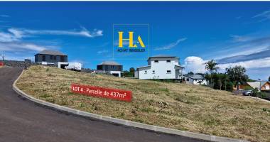 saint denis la montagne, parcelle viabilisée de 437m² lot4